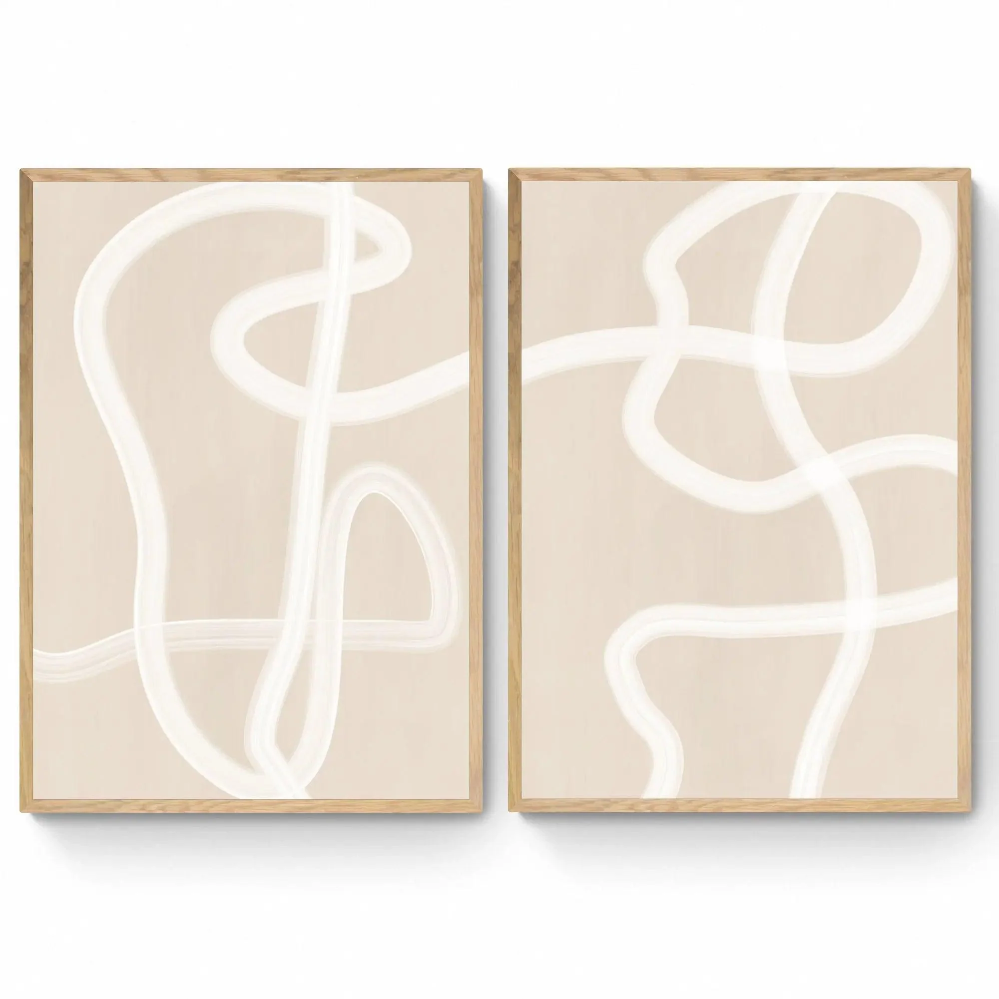 Beige Abstract Set by Elena Ristova - Image 5