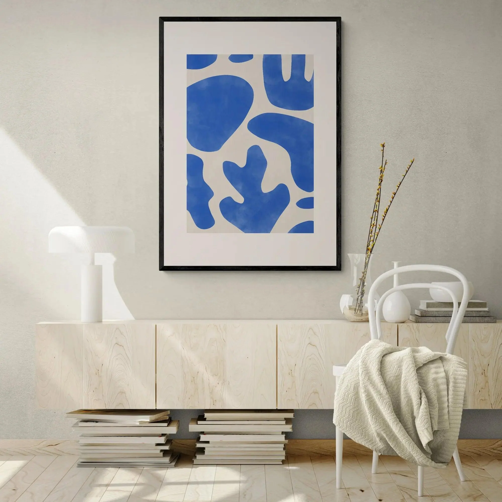 Blue Coral Abstract by Elena Ristova - Image 3