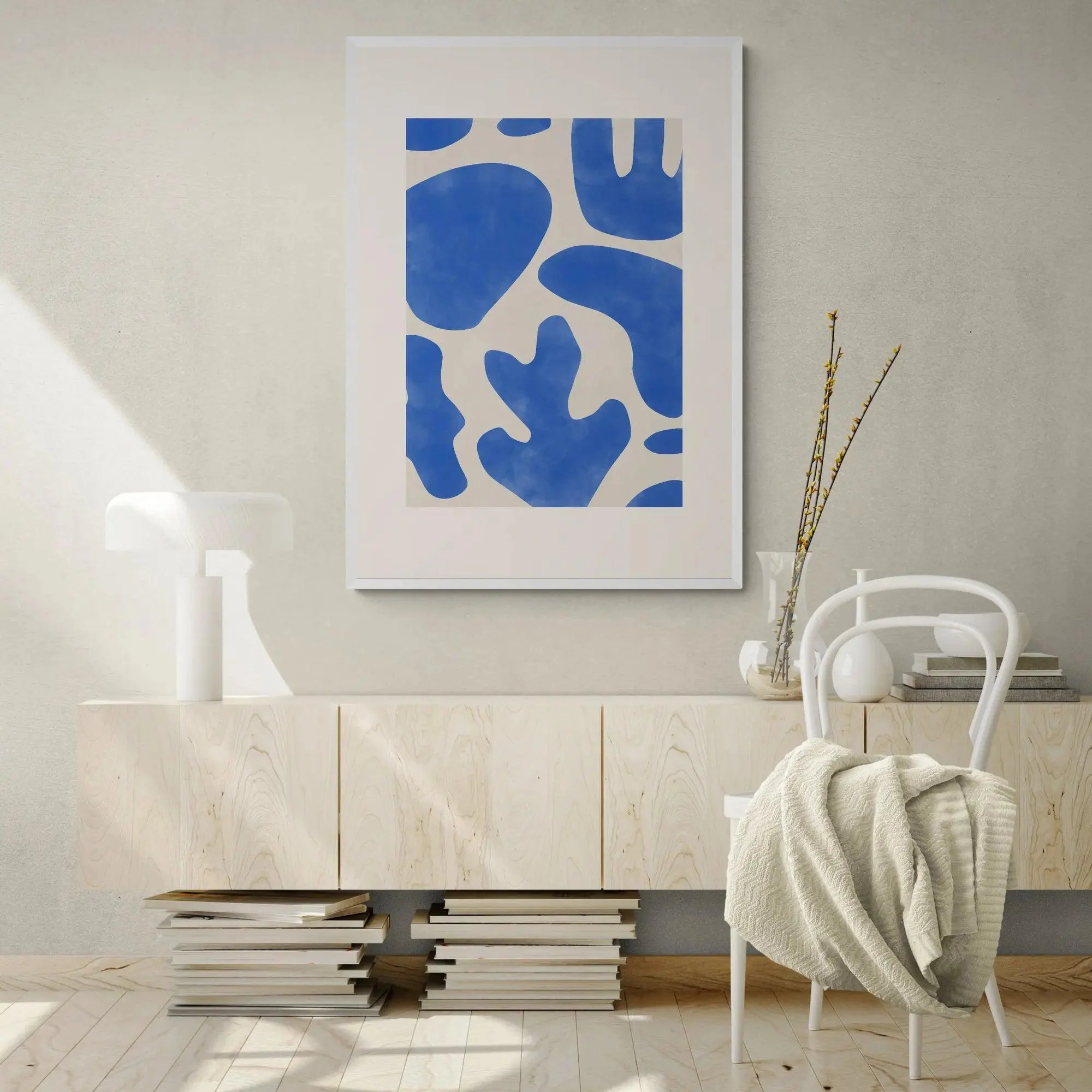 Blue Coral Abstract by Elena Ristova - Image 4