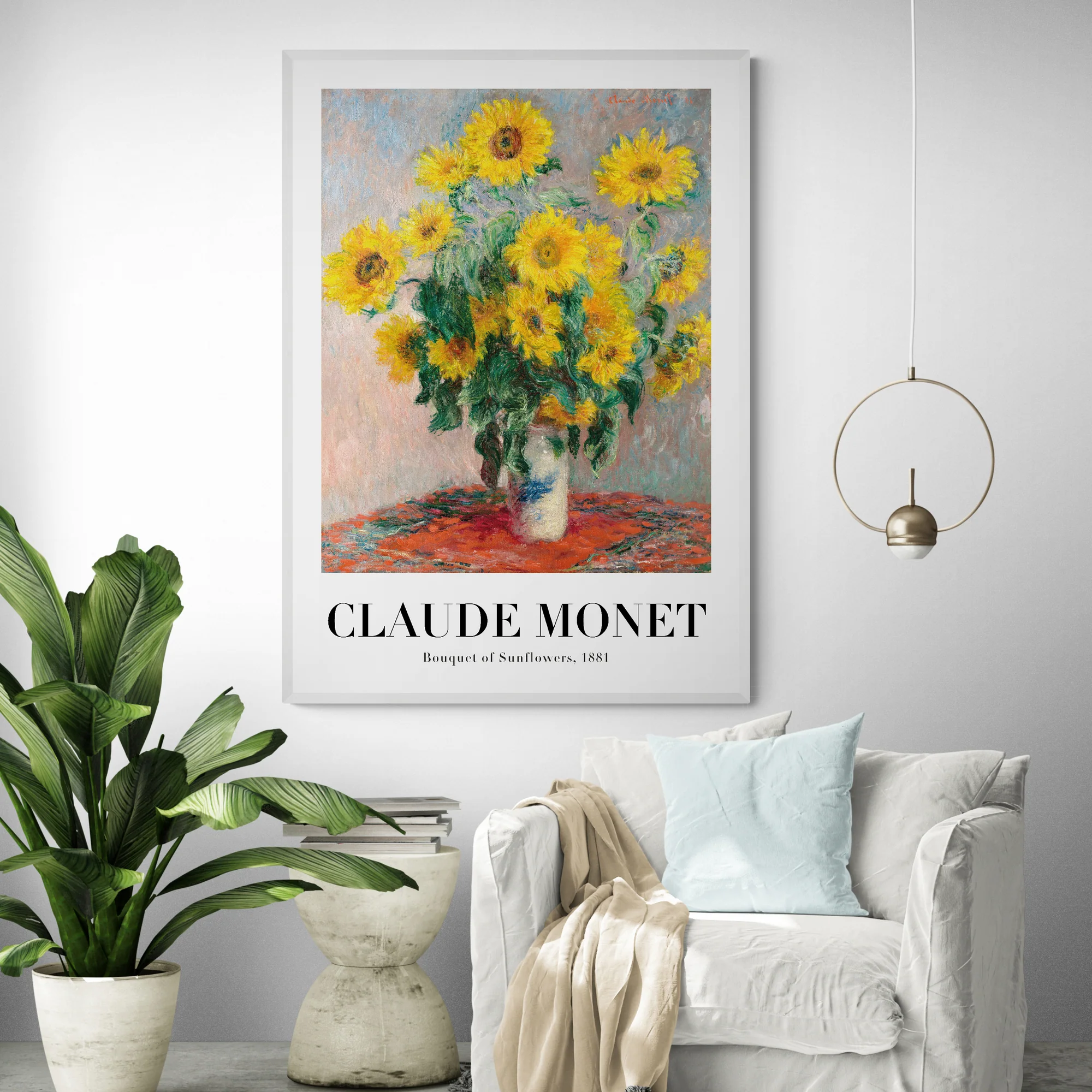 Bouquet of Sunflowers by Claude Monet - Image 4