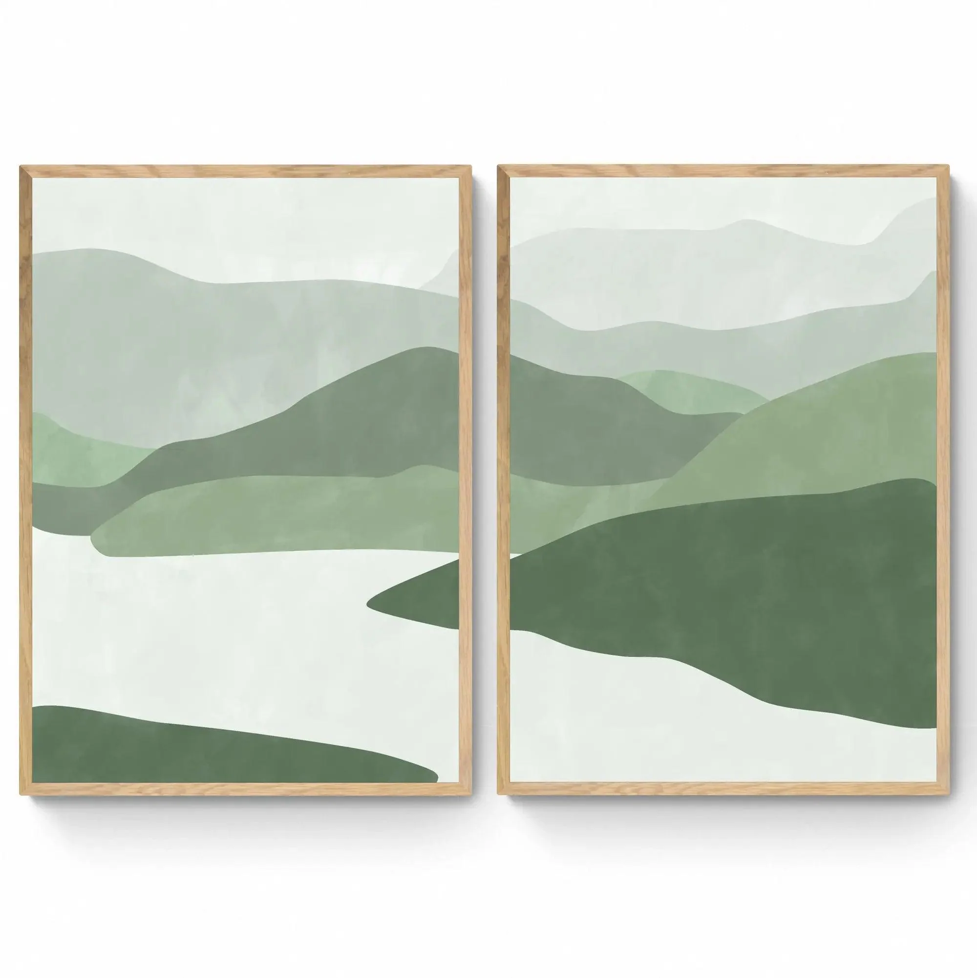 Green Abstract Set by Elena Ristova - Image 3