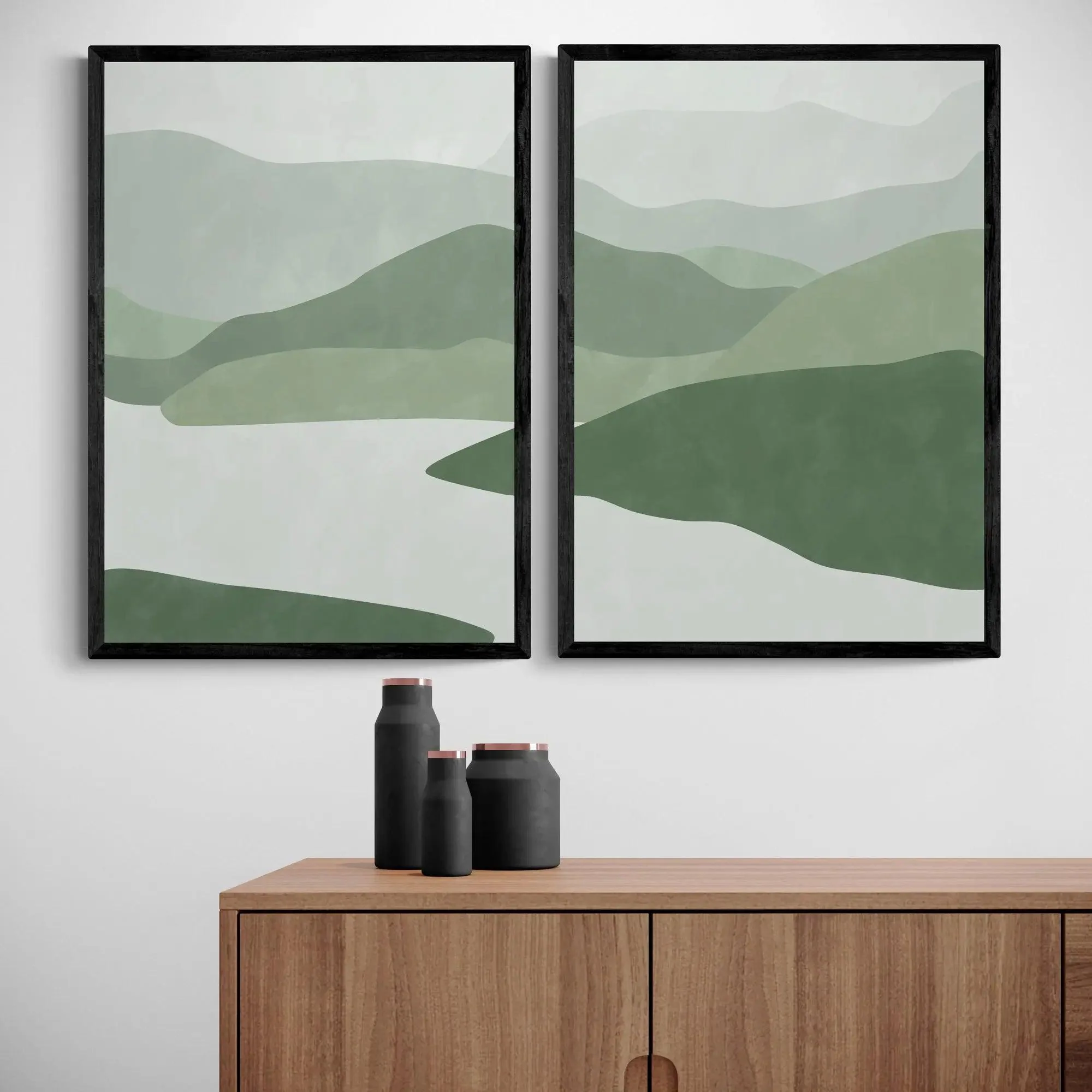 Green Abstract Set by Elena Ristova - Image 5