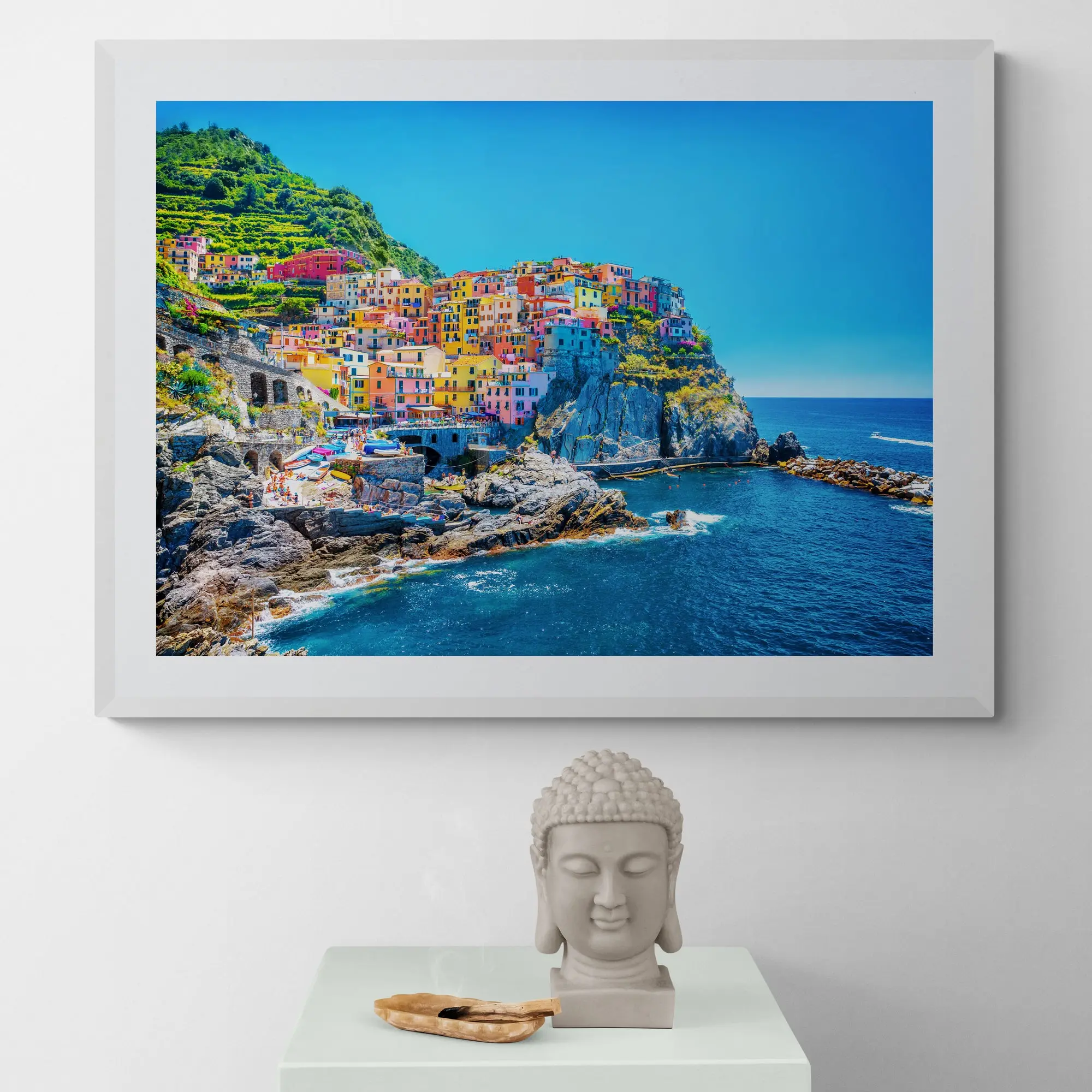 Italy Coastline Art Print - Image 3