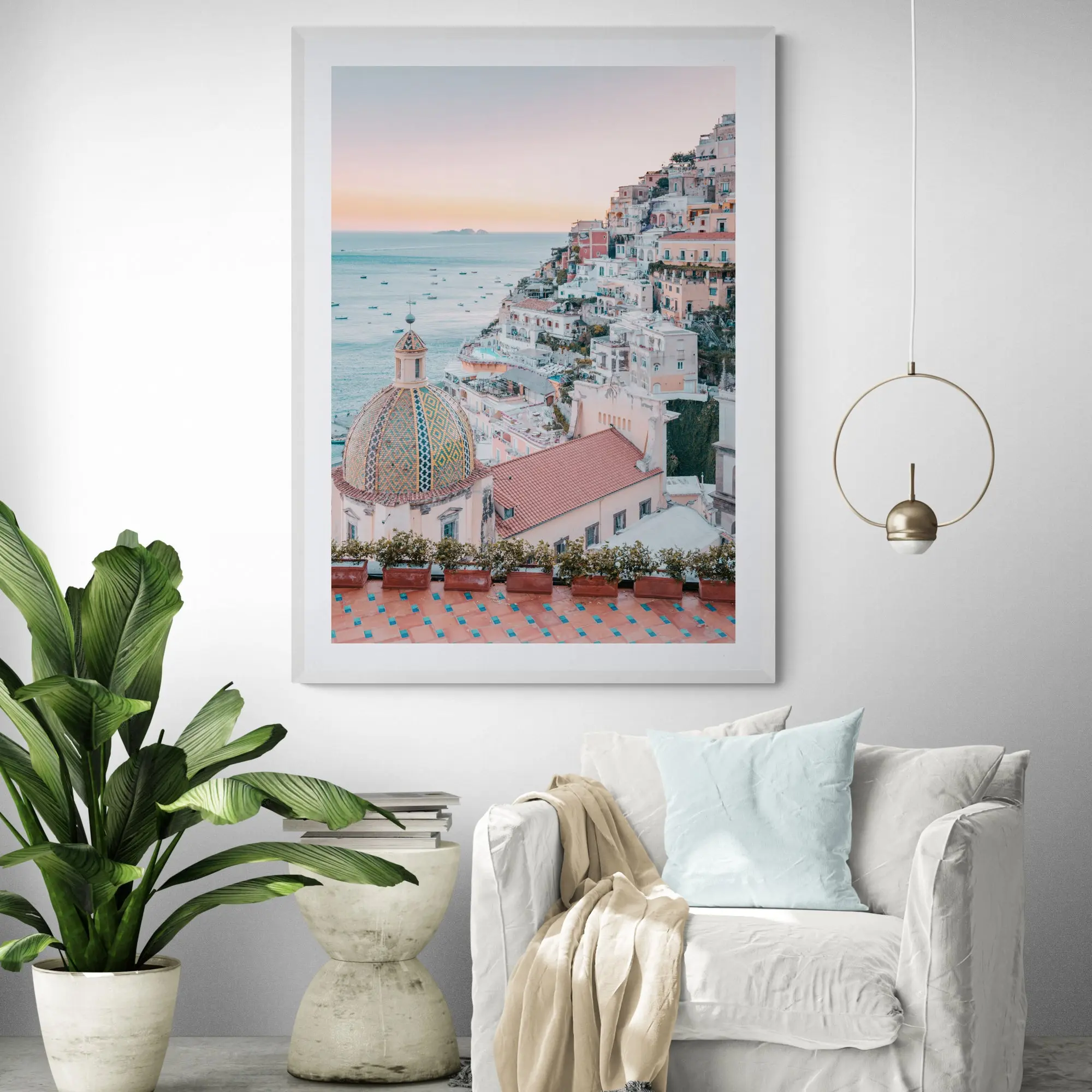 Positano Sunset Italy Art Print - Image 4