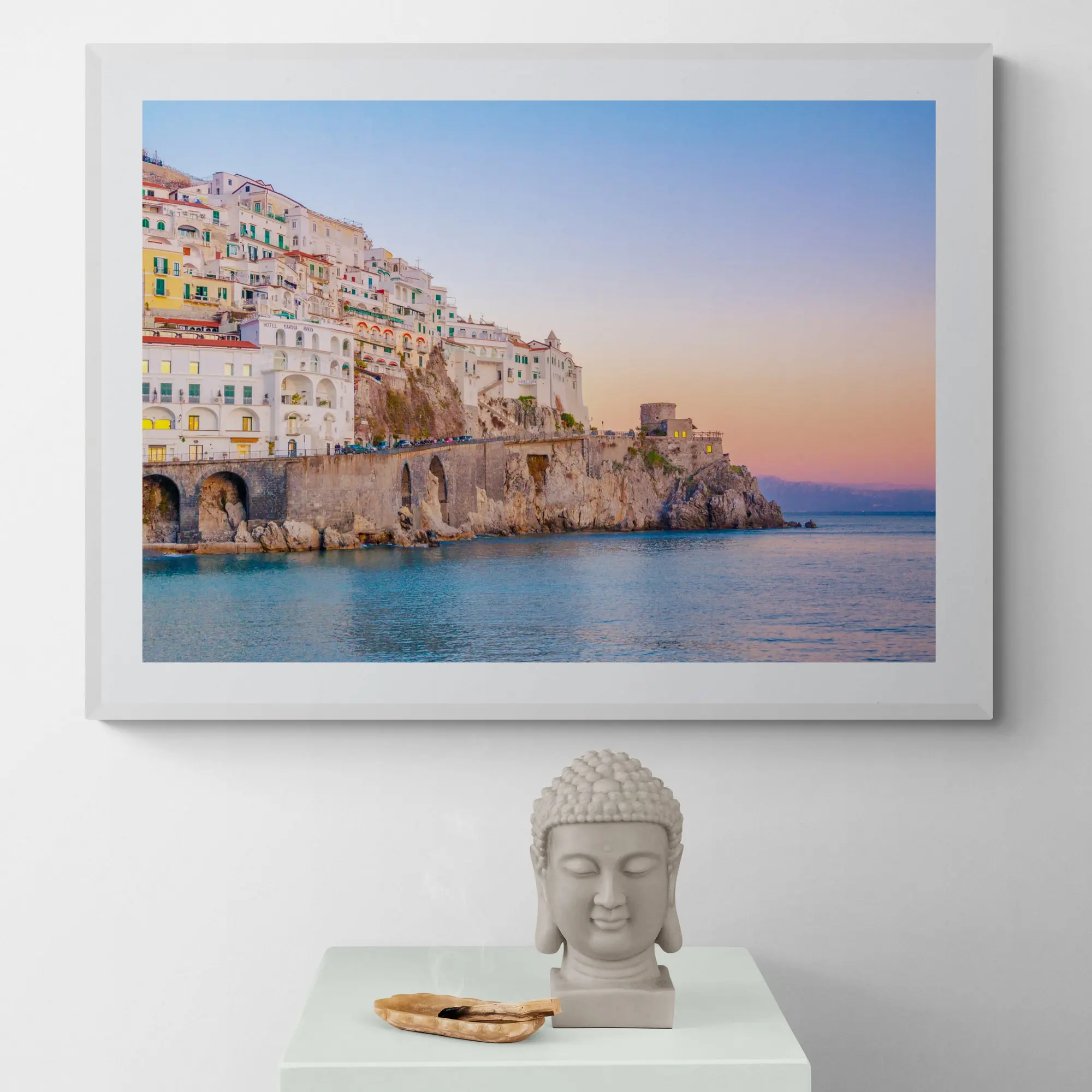 Sunset at Amalfi Italy Art Print - Image 3