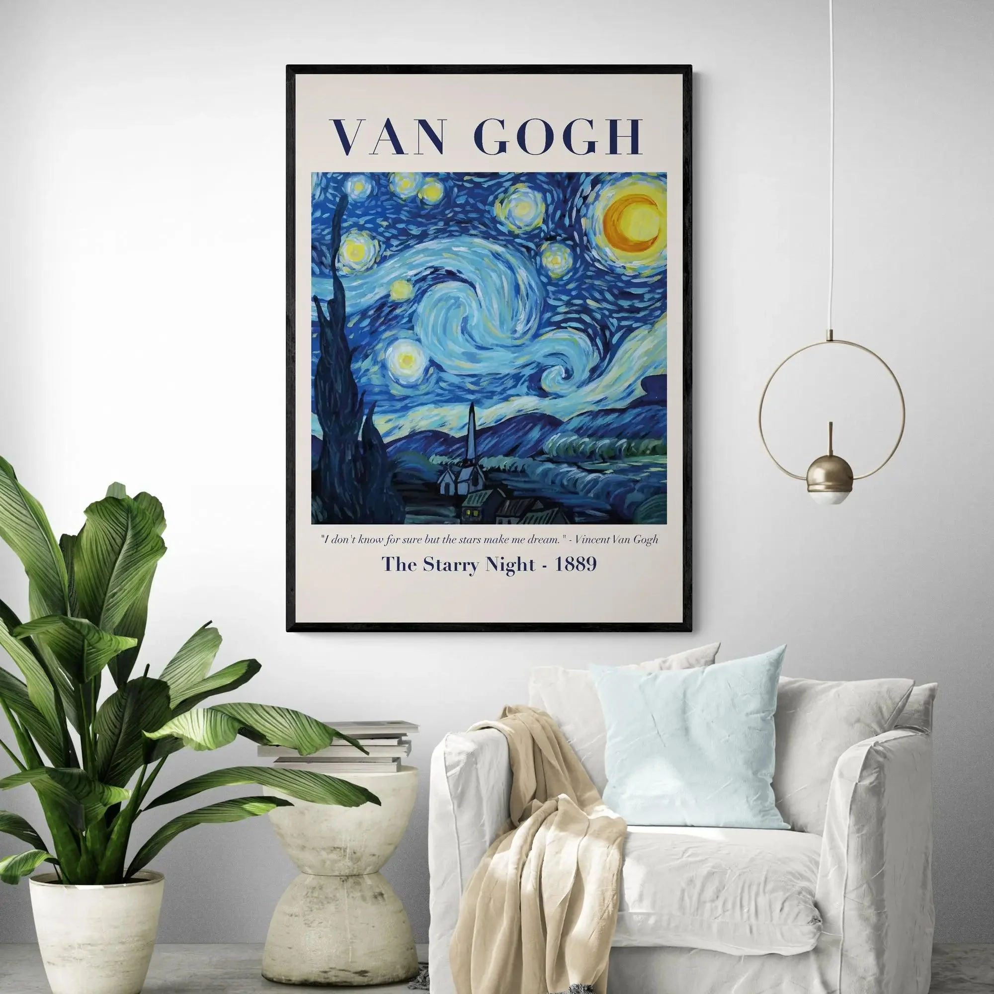 The Starry Night by Vincent van Gogh - Image 4